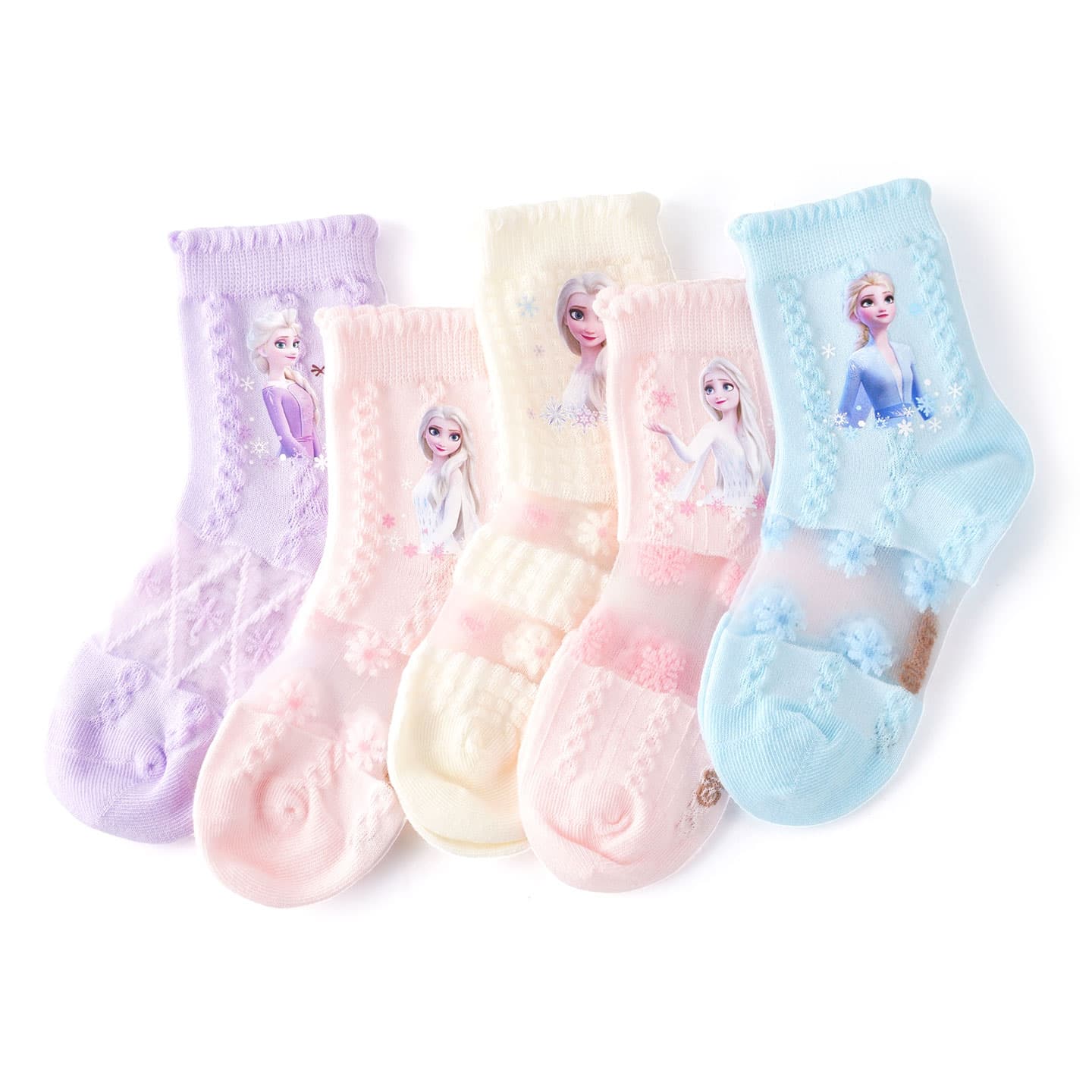 DISNEY FROZEN Девочки Носки 5 пар Смешанные цвета Детские - изображение 1