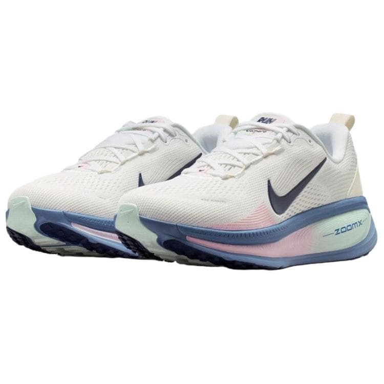 Кроссовки для бега Nike Vomero 18 Дышащие Беговые кроссовки с амортизацией для женщин белые и синие - изображение 3
