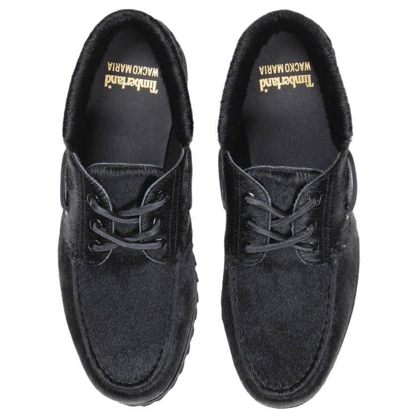 TIMBERLAND x WACKO MARIA 3 Eye Кожа Топсайдеры Мужской Черный - изображение 3