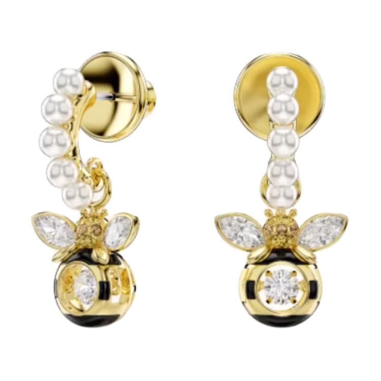 Серьги Swarovski Idyllia Серьги с синтетическим кубическим цирконием женские золото - изображение 1