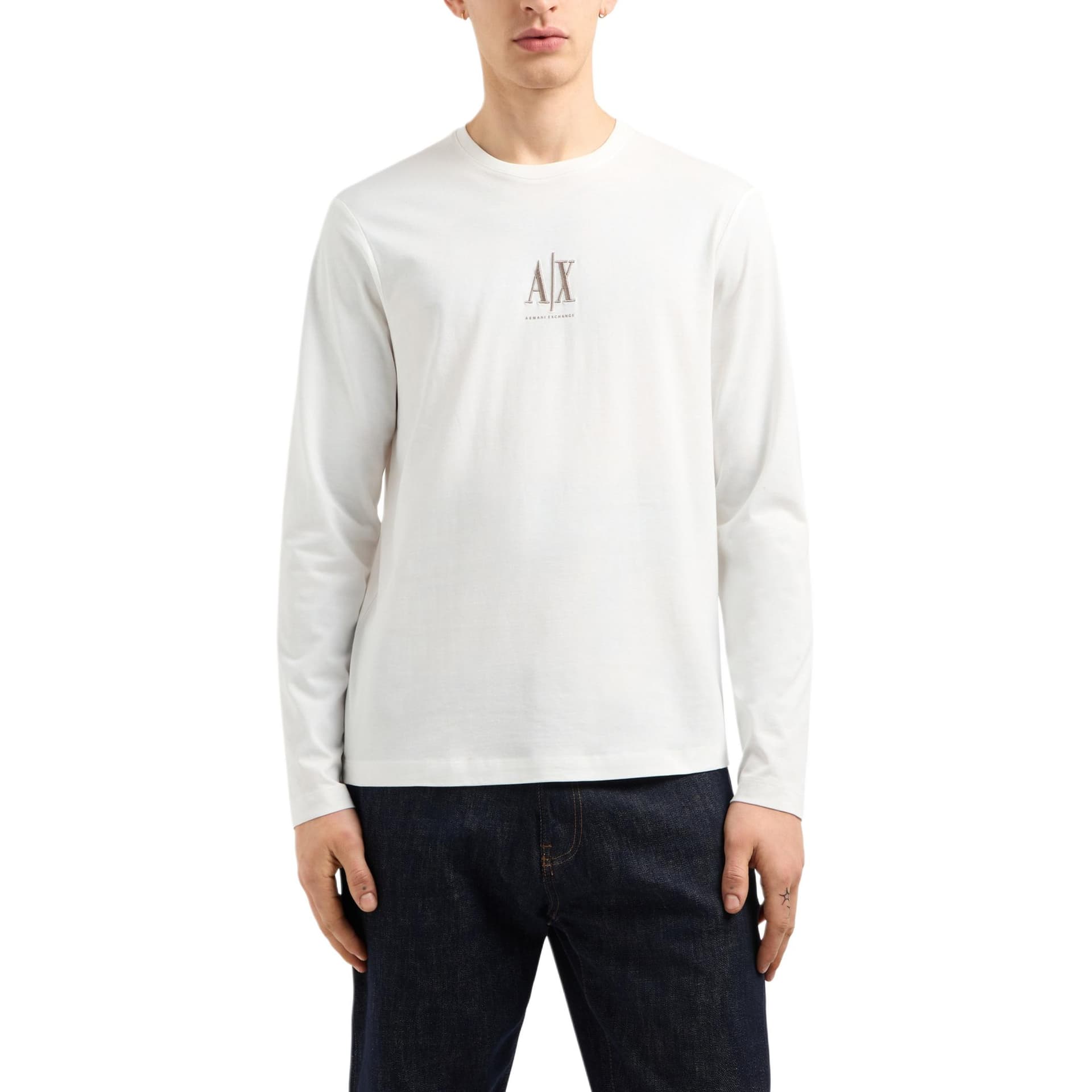 Футболка ARMANI EXCHANGE AE T Рубашка Мужская Экрю - изображение 2