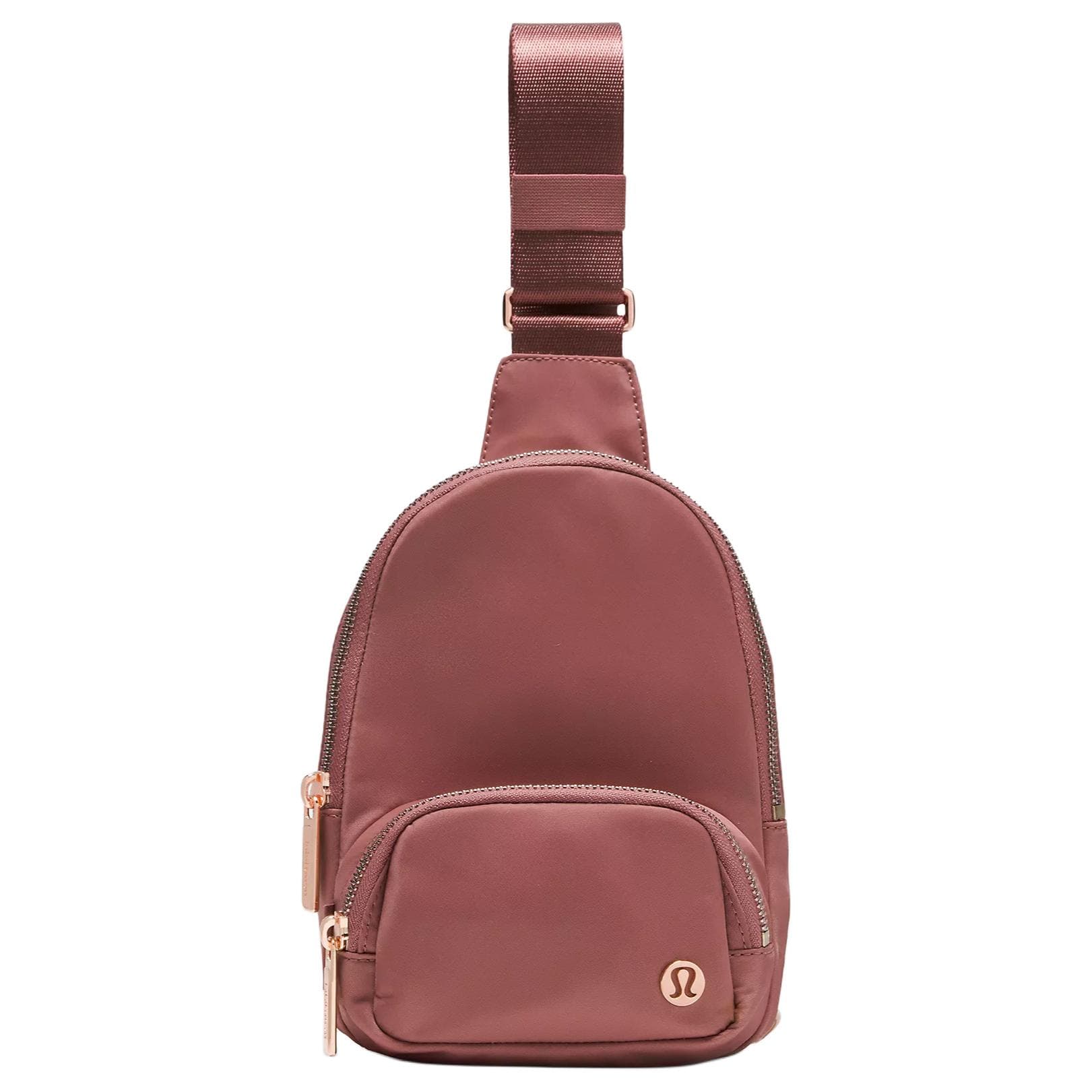 Сумка через плечо Lululemon Everywhere Нейлоновая Сумка через плечо (Слинг) Женская Розовая Золото - изображение 1