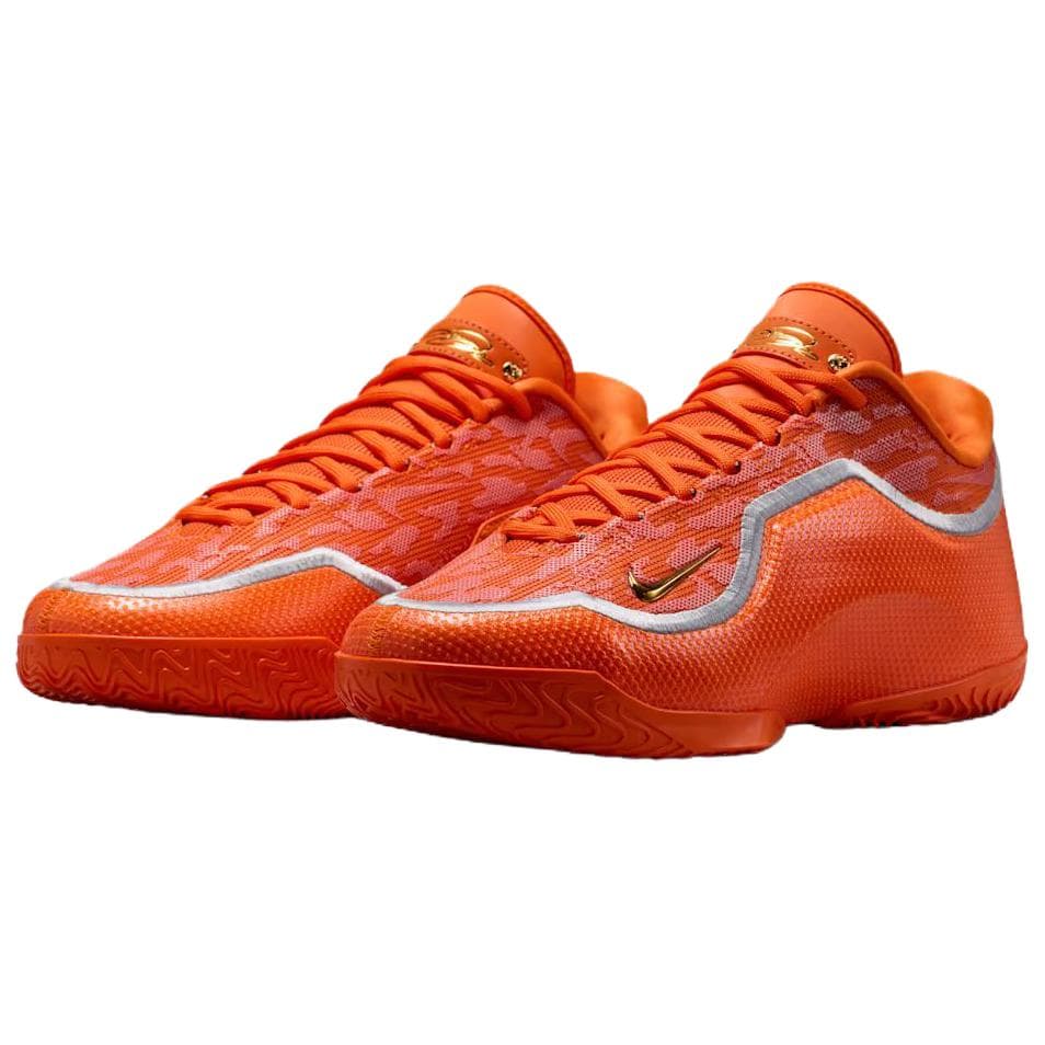 Кроссовки для баскетбола Nike Lebron 23 Противоскользящие Устойчивые к истиранию Баскетбольные кроссовки Унисекс Безопасность Оранжевый - изображение 3