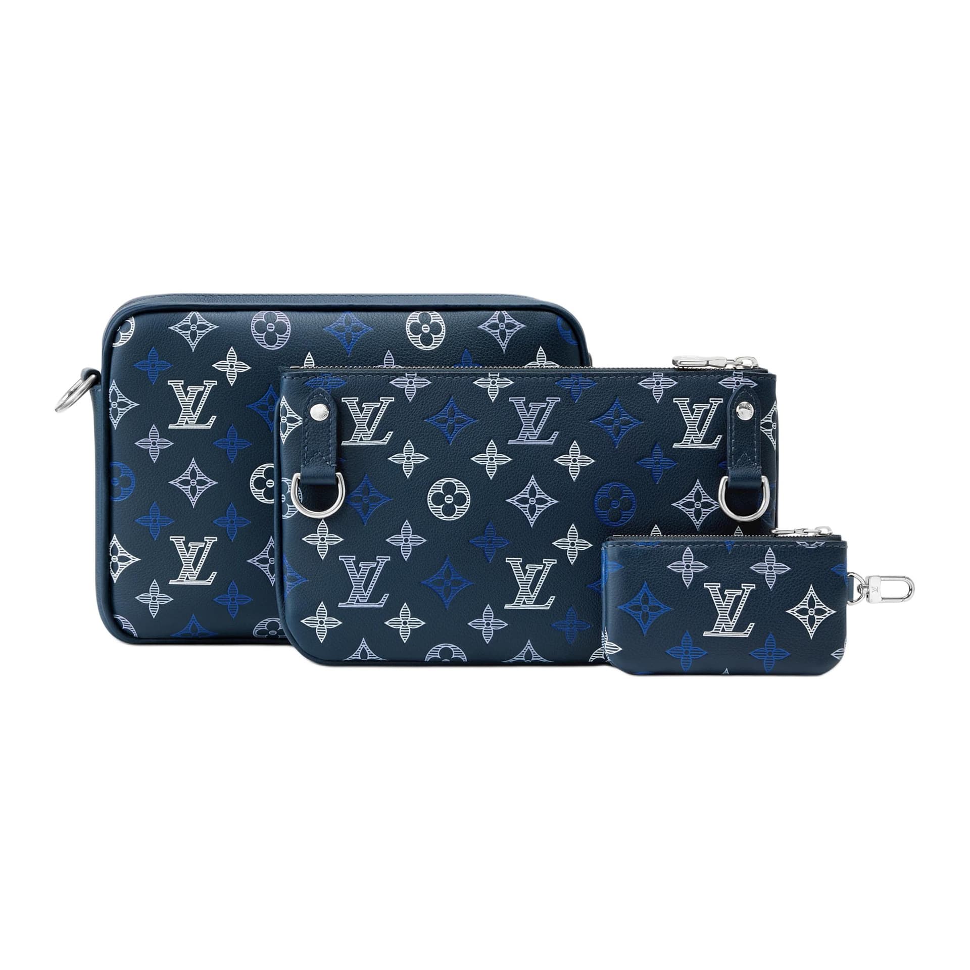 Сумка через плечо LOUIS VUITTON Trio Monogram Monogram Shadow - изображение 3