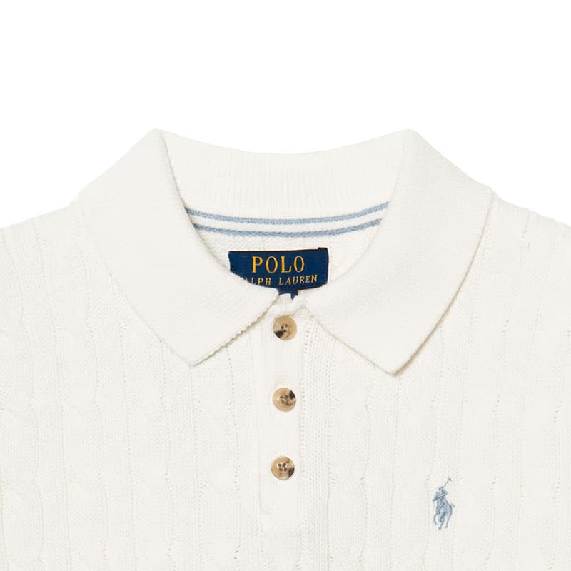 Свитер Polo Ralph Lauren молочно-белый для детей - изображение 2