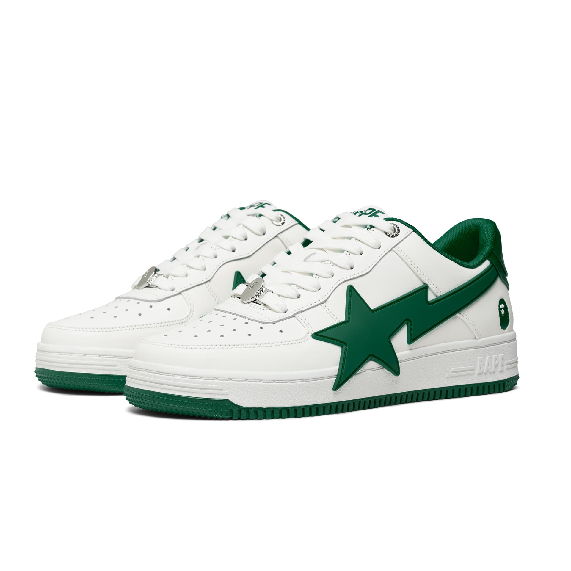 Кроссовки A BATHING APE Коровья кожа Low Топ Скейтборд Обувь Женские - изображение 7
