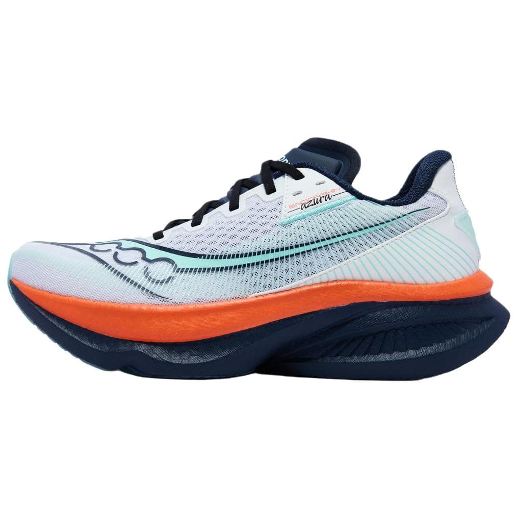Кроссовки для бега Saucony Endorphin Azura Oтскок Дышащий Low Топ Повседневные кроссовки для бега Унисекс Белый и синий цвет - изображение 1