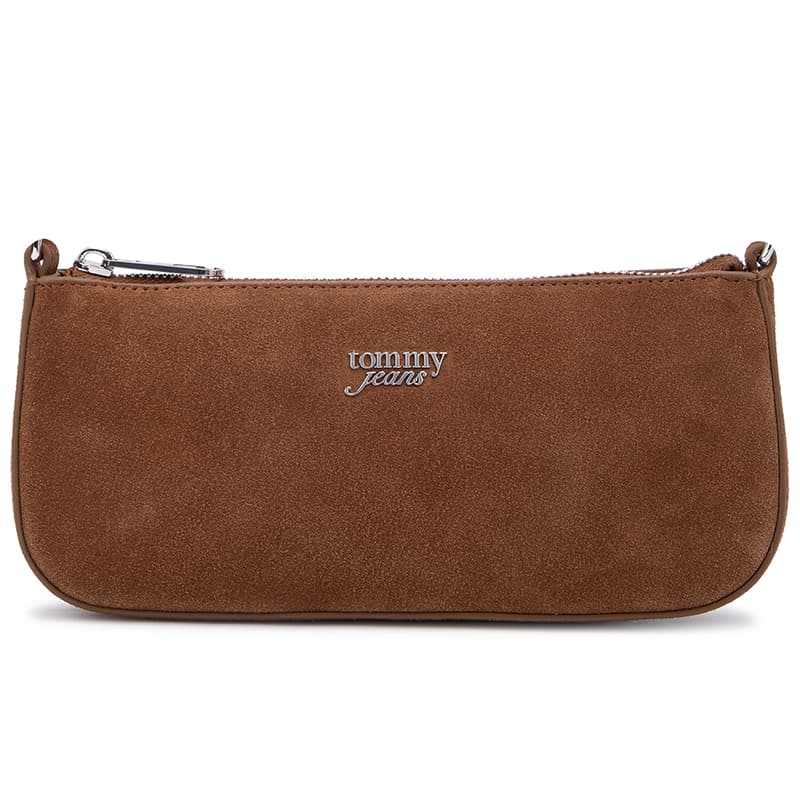 Мини-сумка Tommy Hilfiger Коровья кожа Сумки через плечо Женские Коричневый - изображение 1