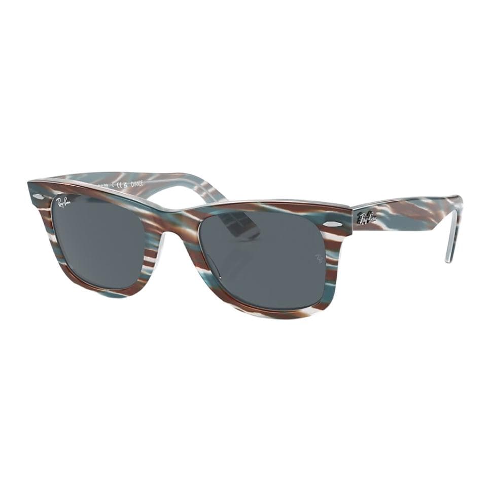 Солнцезащитные очки RayBan Ацетатные Квадратные Солнцезащитные Очки Унисекс Светло-Синие - изображение 2