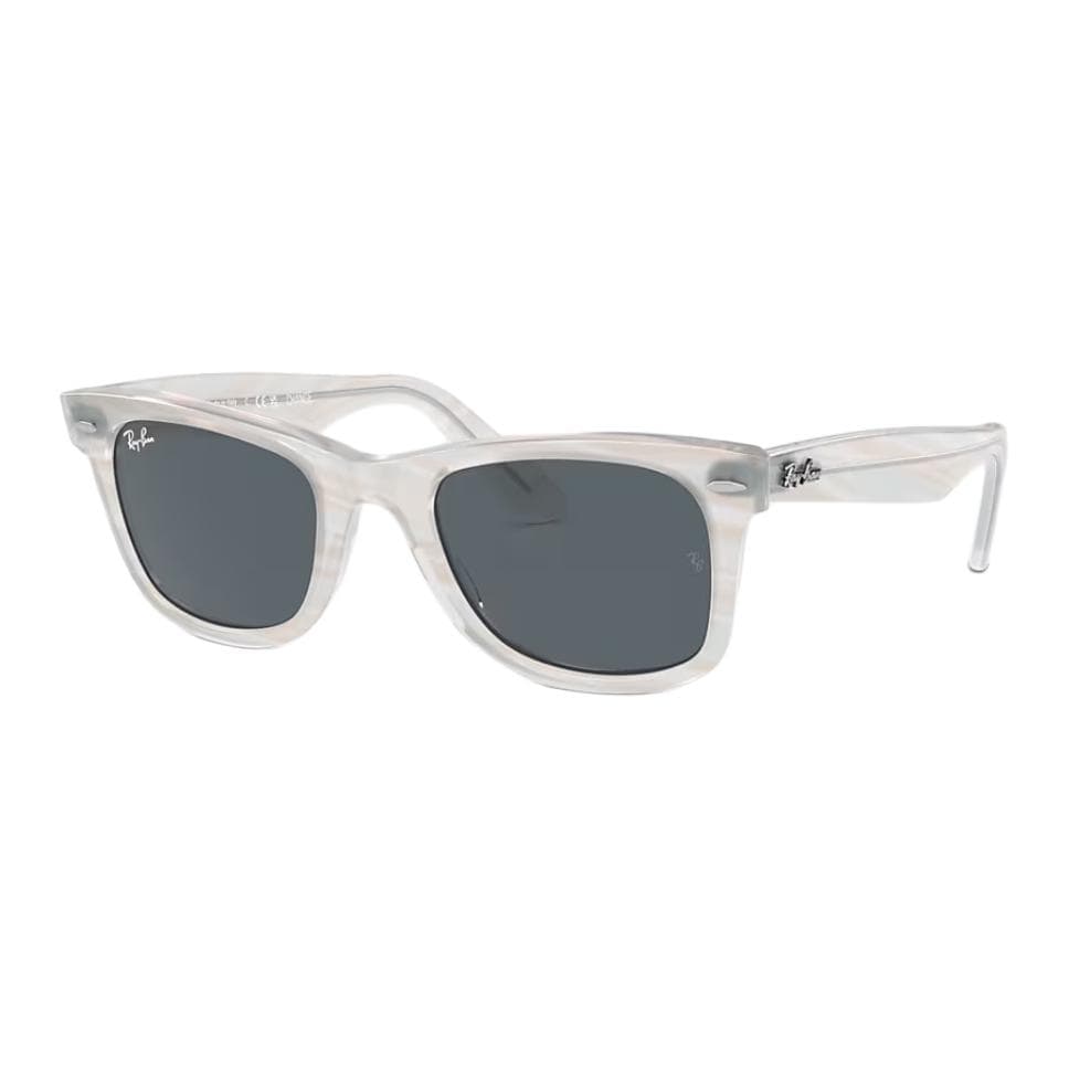 Солнцезащитные очки RayBan Ацетатные Квадратные Солнцезащитные Очки Унисекс Светло-Синие - изображение 1