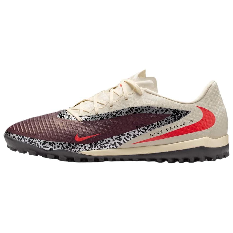 Кроссовки для футбола Nike Phantom 6 Искусственный шип футбольные бутсы унисекс бежево-красный - изображение 1