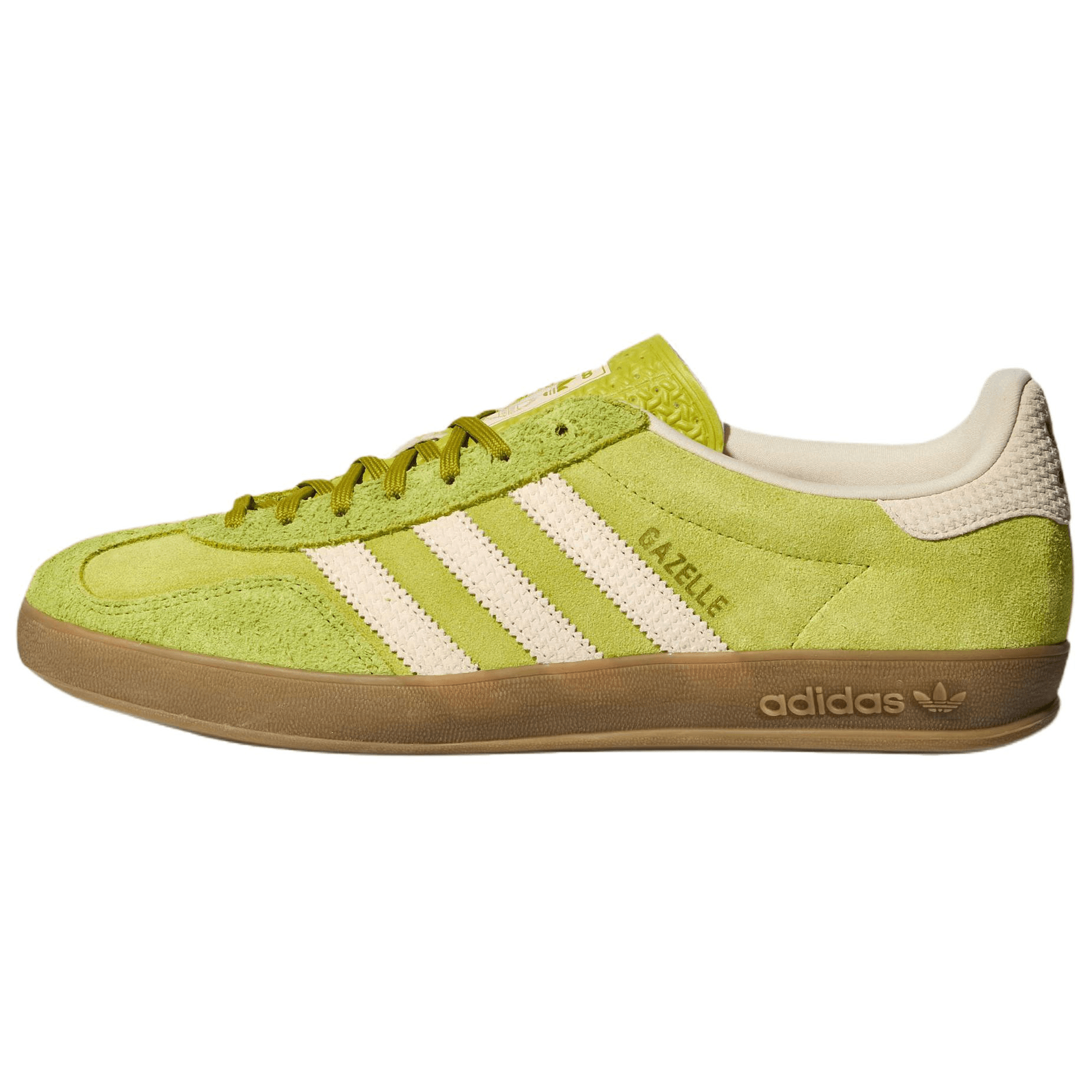 Кроссовки Adidas Originals GAZELLE INDOOR Кожаные кеды немецкой армии (GAT) унисекс травяного зеленого цвета Рис - изображение 1