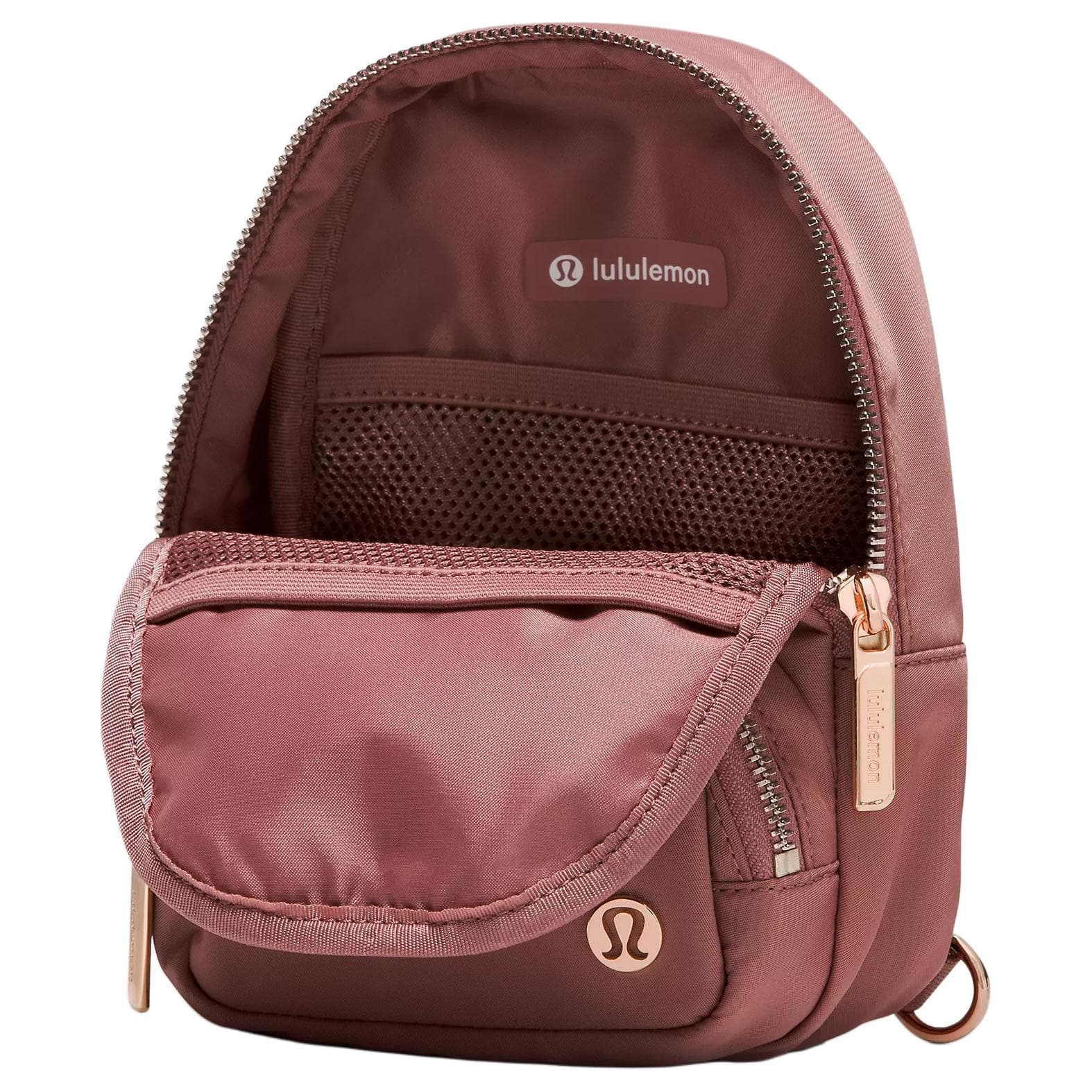 Сумка через плечо Lululemon Everywhere Нейлоновая Сумка через плечо (Слинг) Женская Розовая Золото - изображение 3