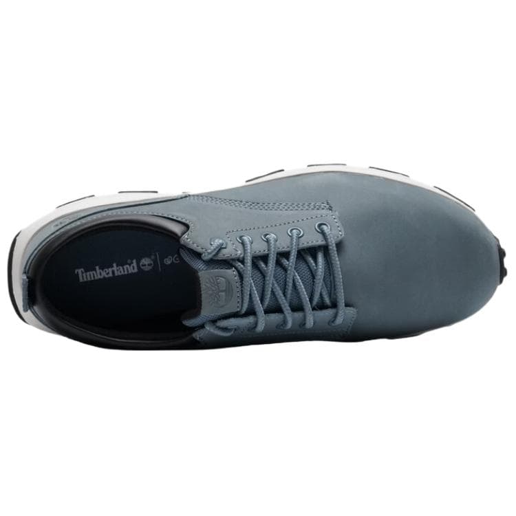 Кроссовки Timberland Синтетическая кожа Натуральная коровья кожа Низкий верх Повседневная обувь Мужская Синяя - изображение 3