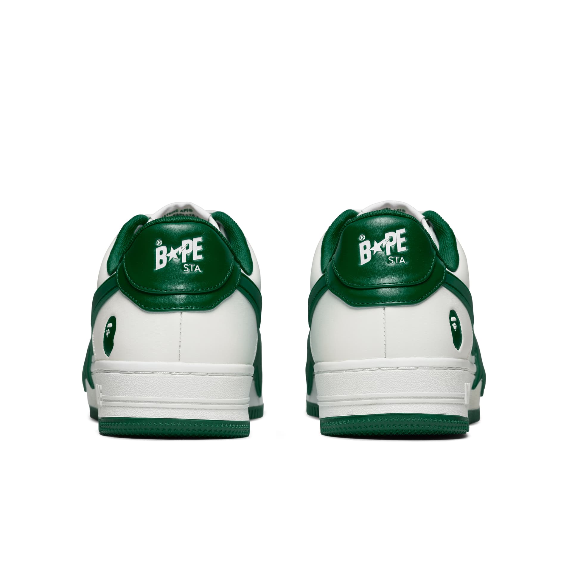 Кроссовки A BATHING APE Коровья кожа Low Топ Скейтборд Обувь Женские - изображение 8