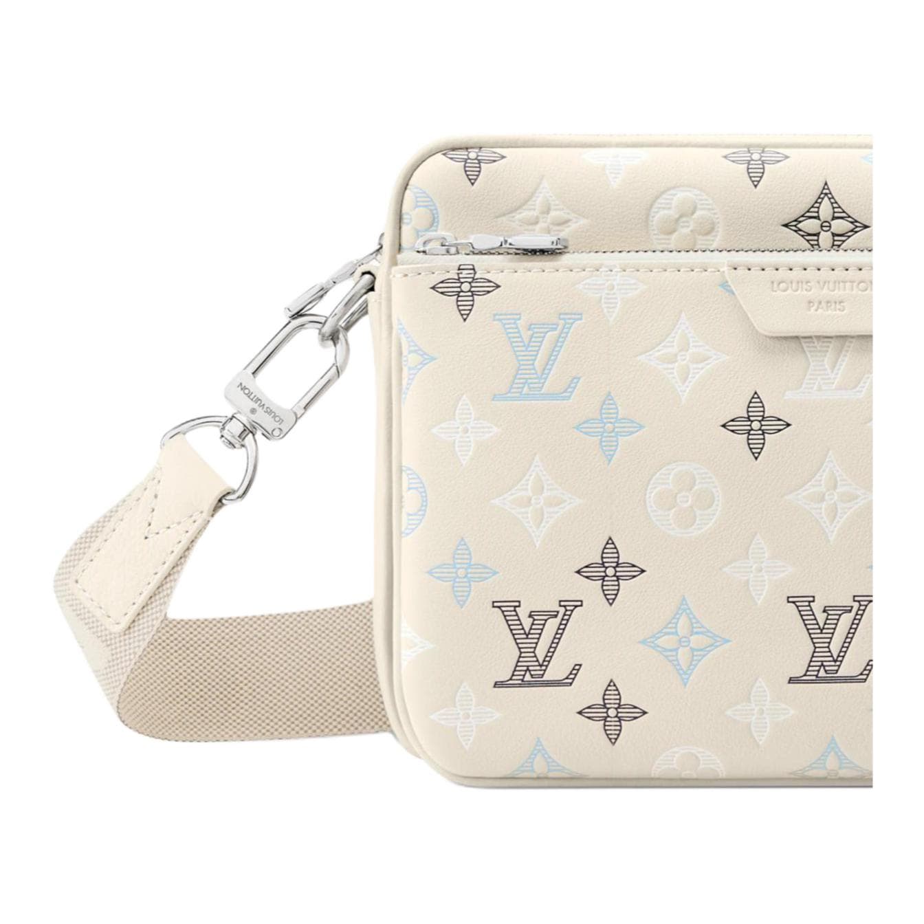 Сумка через плечо LOUIS VUITTON Trio Monogram Shadow - изображение 7