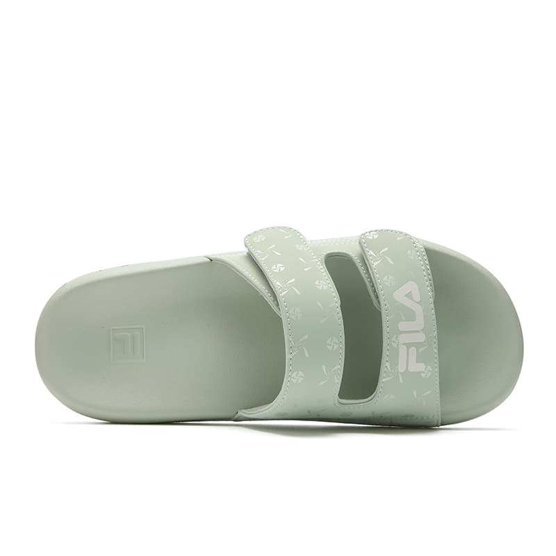 Сандалии FILA DRIFTER 2 Шлепанцы Женские Туманно-серый Зеленый - изображение 4