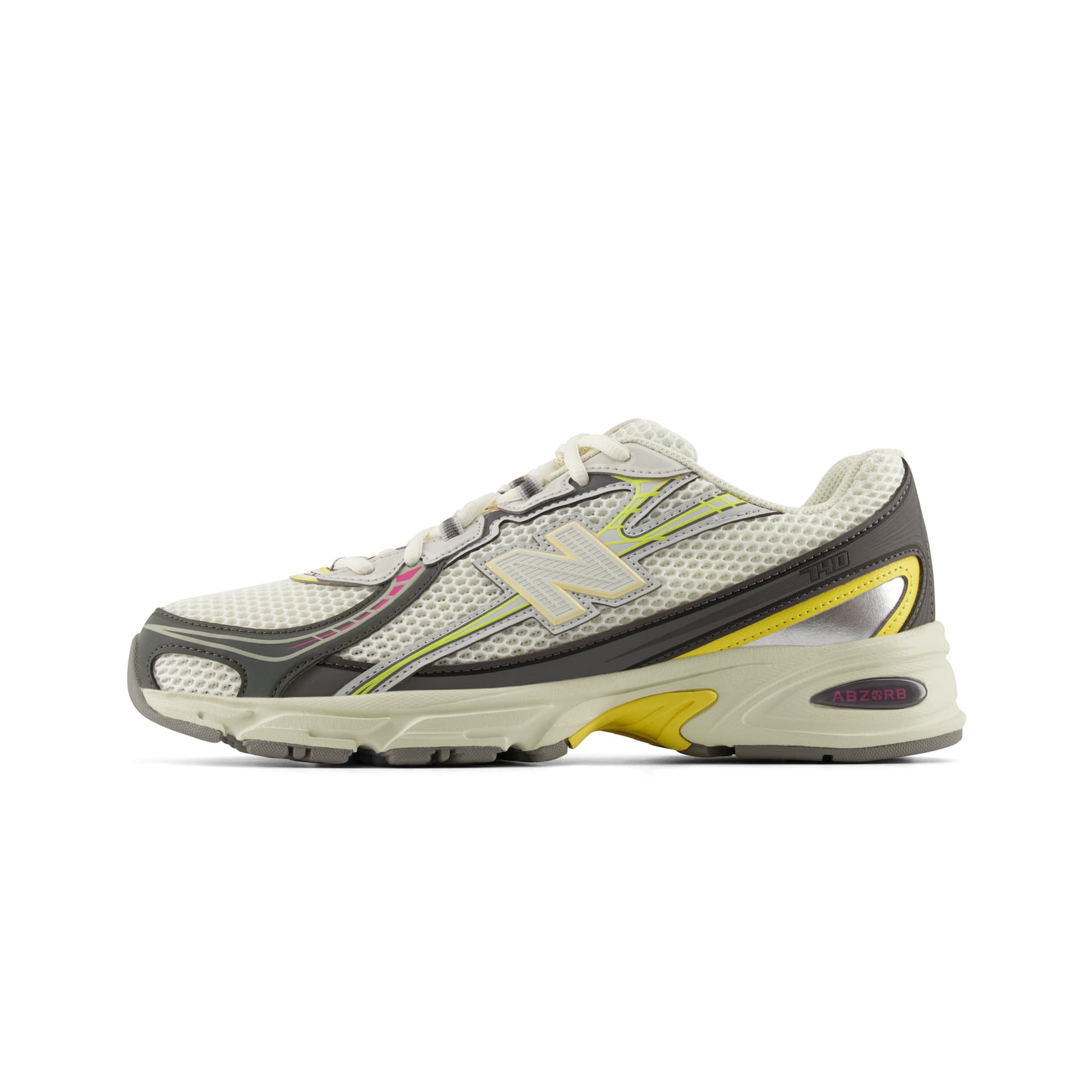 Кроссовки New Balance NB 740 Тяжелая подошва Унисекс Экрю D Ширина корпуса - изображение 1