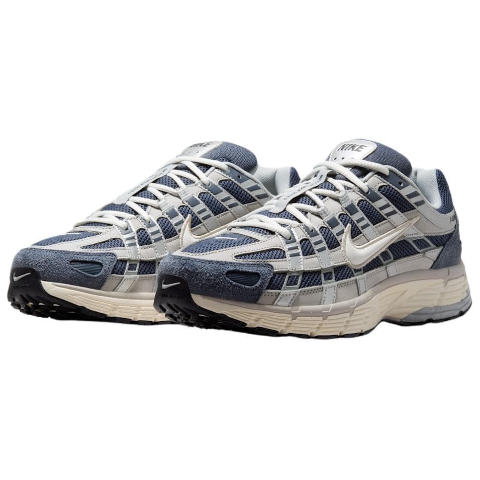 Кроссовки для бега NIKE P 6000 Дышащие Беговые Кроссовки Мужские Синие Серые Экрю - изображение 3