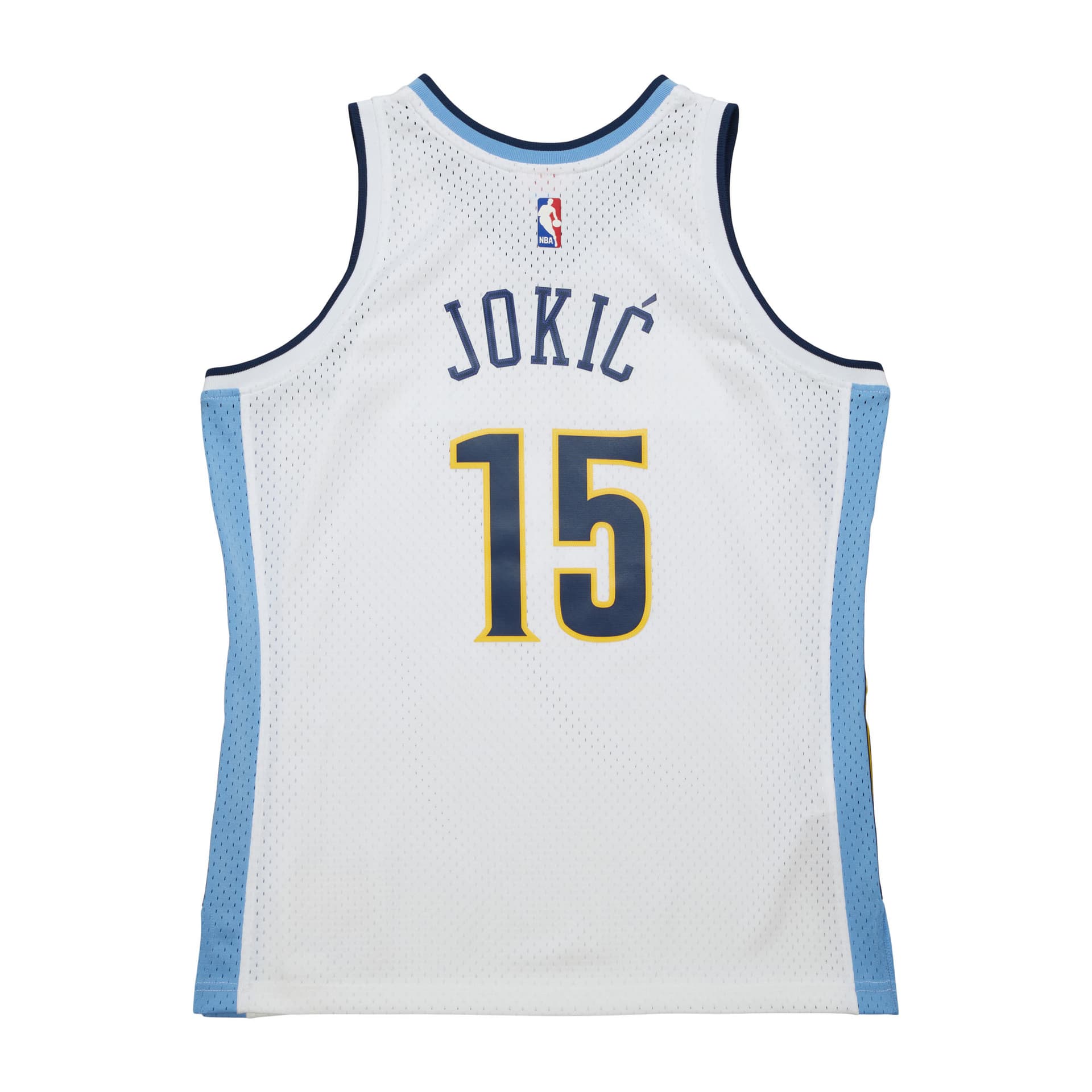 Баскетбольная майка Mitchell Ness X NBA Denver Nuggets Баскетбольная Джерси Мужская Белая - изображение 2