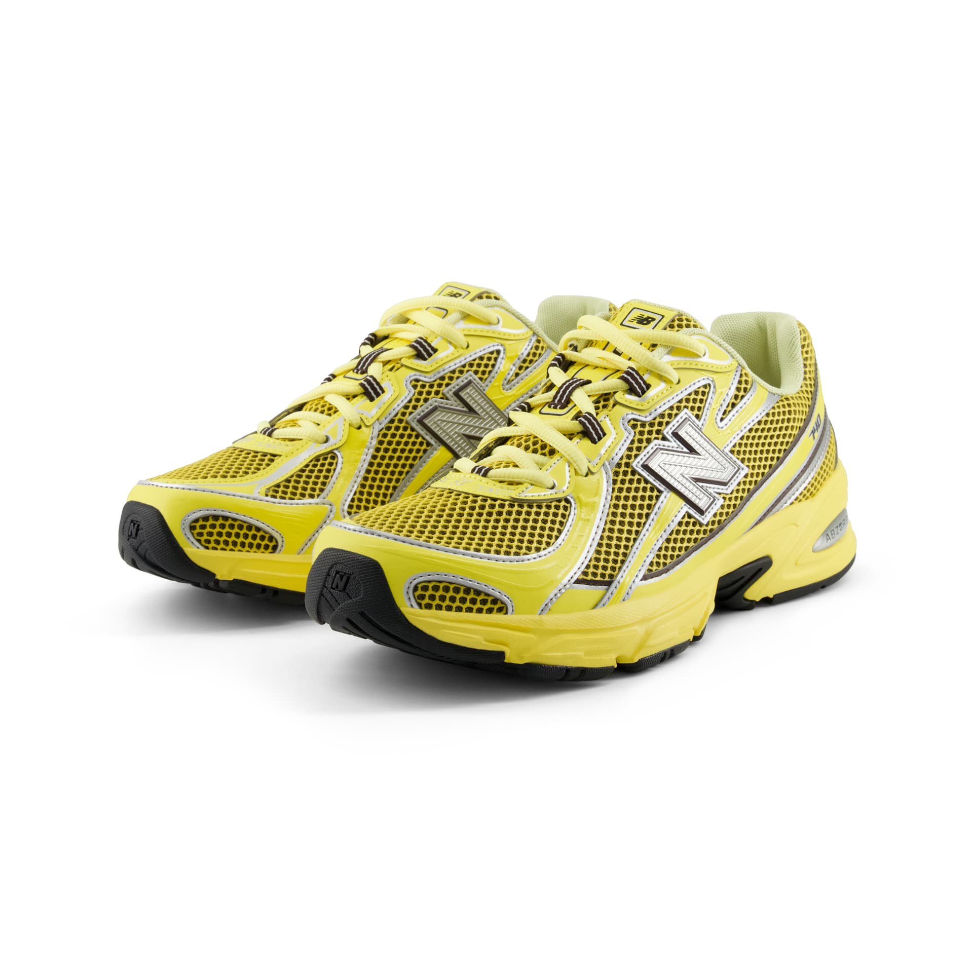 Кроссовки New Balance NB 740 Толстая подошва Кроссовки Унисекс Желтые D Ширина - изображение 3