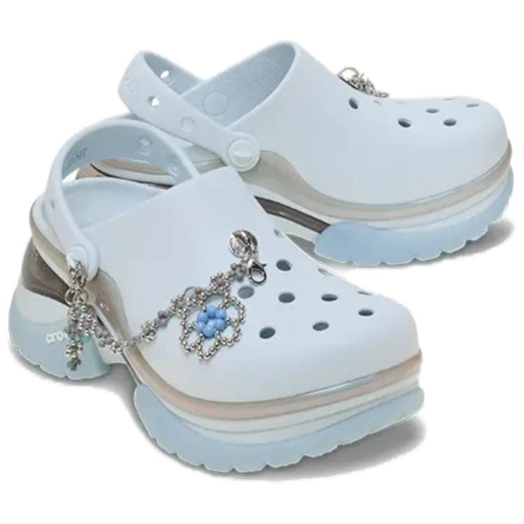Сабо Crocs Super Bae Little Dolphin Сабо резиновые Женские Пар Прохлада ледяной - изображение 2