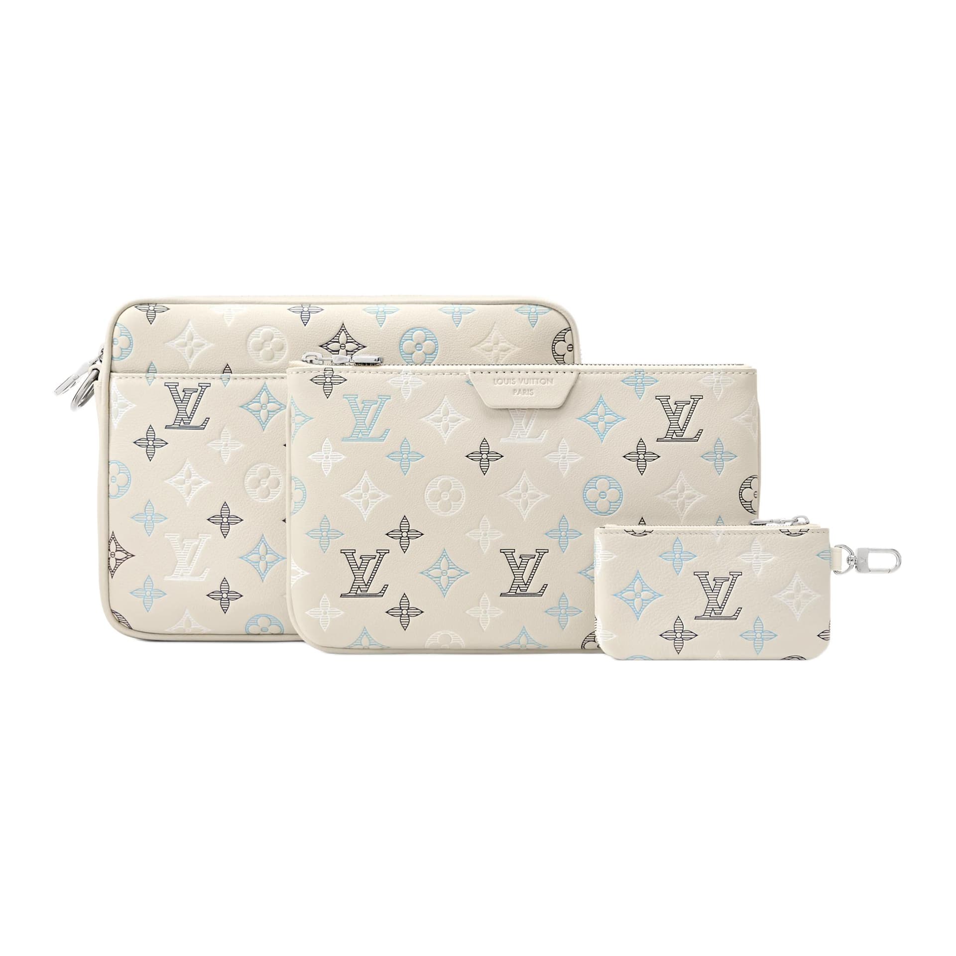 Сумка через плечо LOUIS VUITTON Trio Monogram Shadow - изображение 2