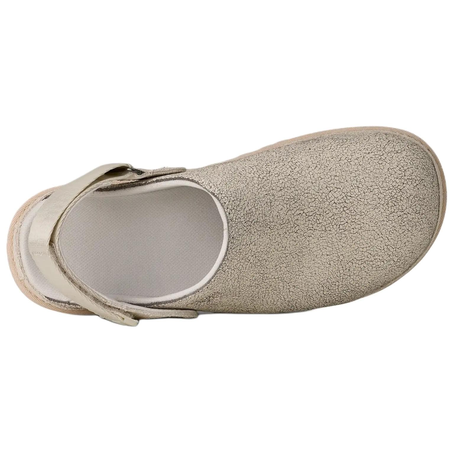 Кроссовки UGG Goldenstar Кракелюр Сапог с низким верхом из кожи повседневная обувь для женщин цвет экрю - изображение 4