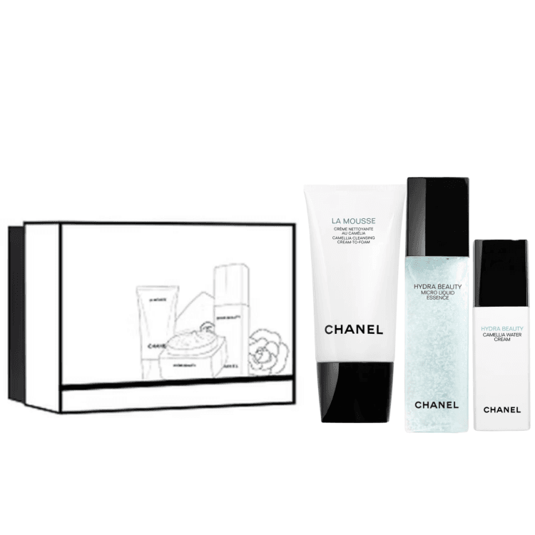 Маска для лица Chanel Camellia Очищающее Молоко + Увлажняющий Эссенс Наборы по уходу за кожей Увлажнение кожи Охлаждение и Свежесть - изображение 3