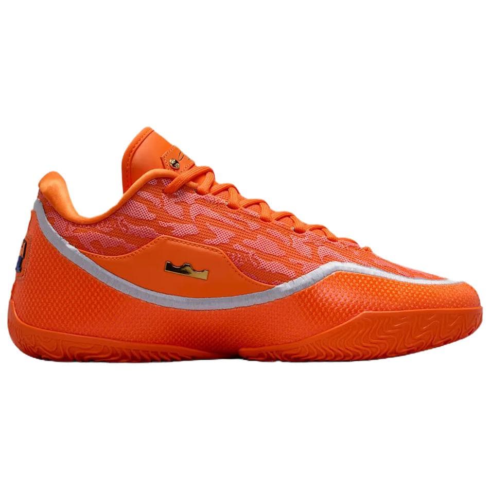 Кроссовки для баскетбола Nike Lebron 23 Противоскользящие Устойчивые к истиранию Баскетбольные кроссовки Унисекс Безопасность Оранжевый - изображение 2