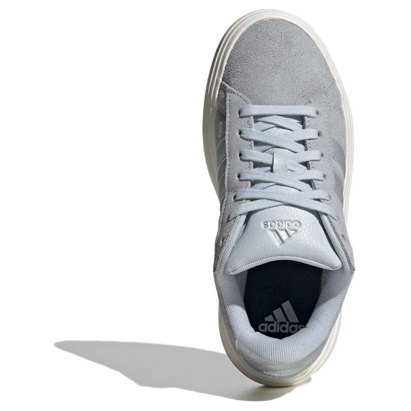Кроссовки Adidas GRAND COURT PLATFORM Низкие кеды Повседневная обувь Женская Серый - изображение 4