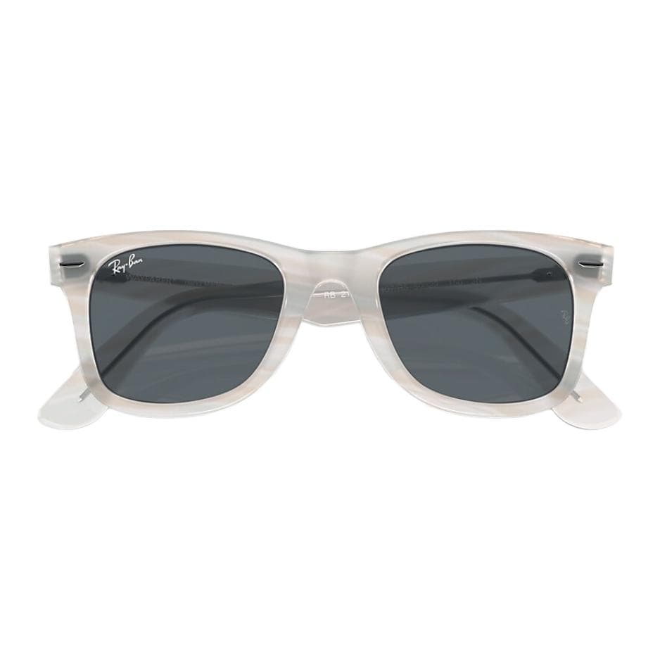 Солнцезащитные очки RayBan Ацетатные Квадратные Солнцезащитные Очки Унисекс Светло-Синие - изображение 4