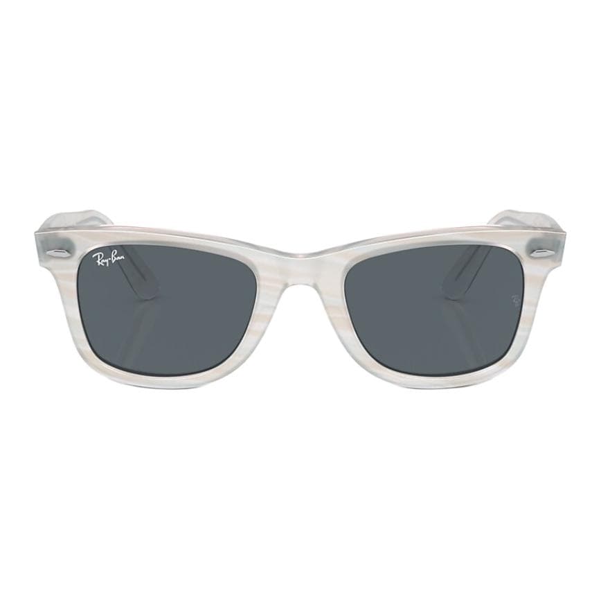 Солнцезащитные очки RayBan Ацетатные Квадратные Солнцезащитные Очки Унисекс Светло-Синие - изображение 3
