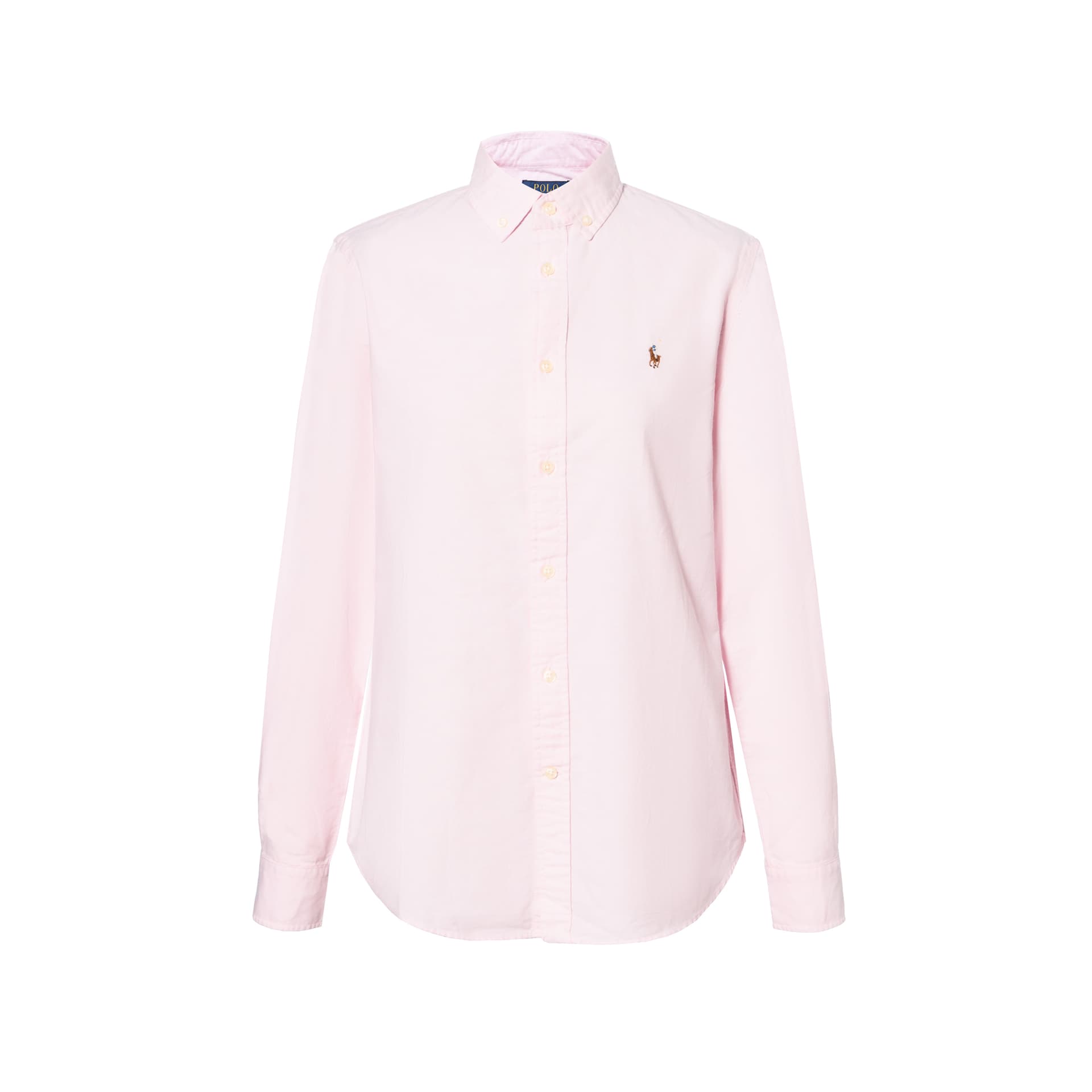 Блузка Polo Ralph Lauren Рубашка Облегающий Женские Розовый - изображение 1