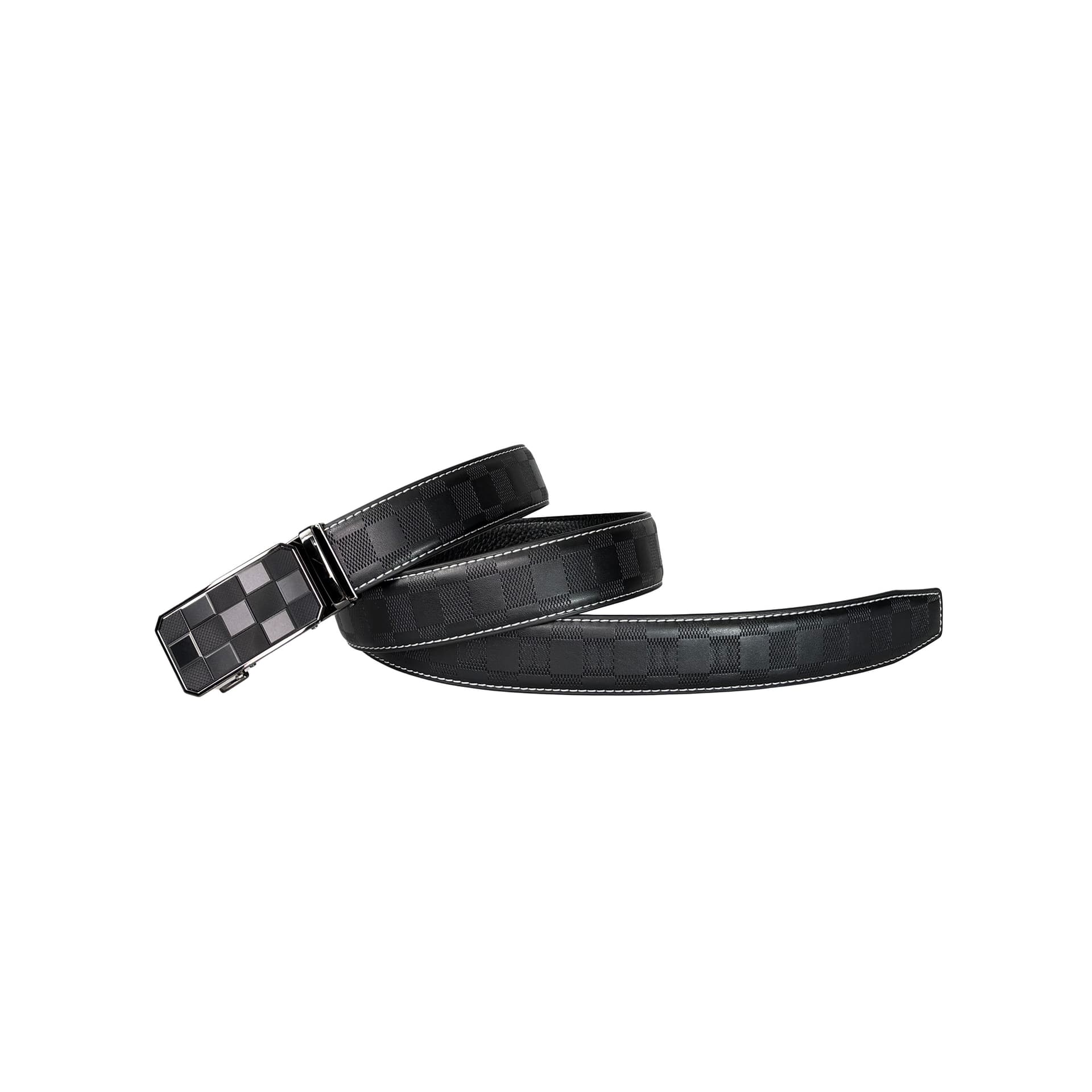 Ремень JEANSWEST Ремни из коровьей кожи спилок мужские 3,5 см - изображение 5