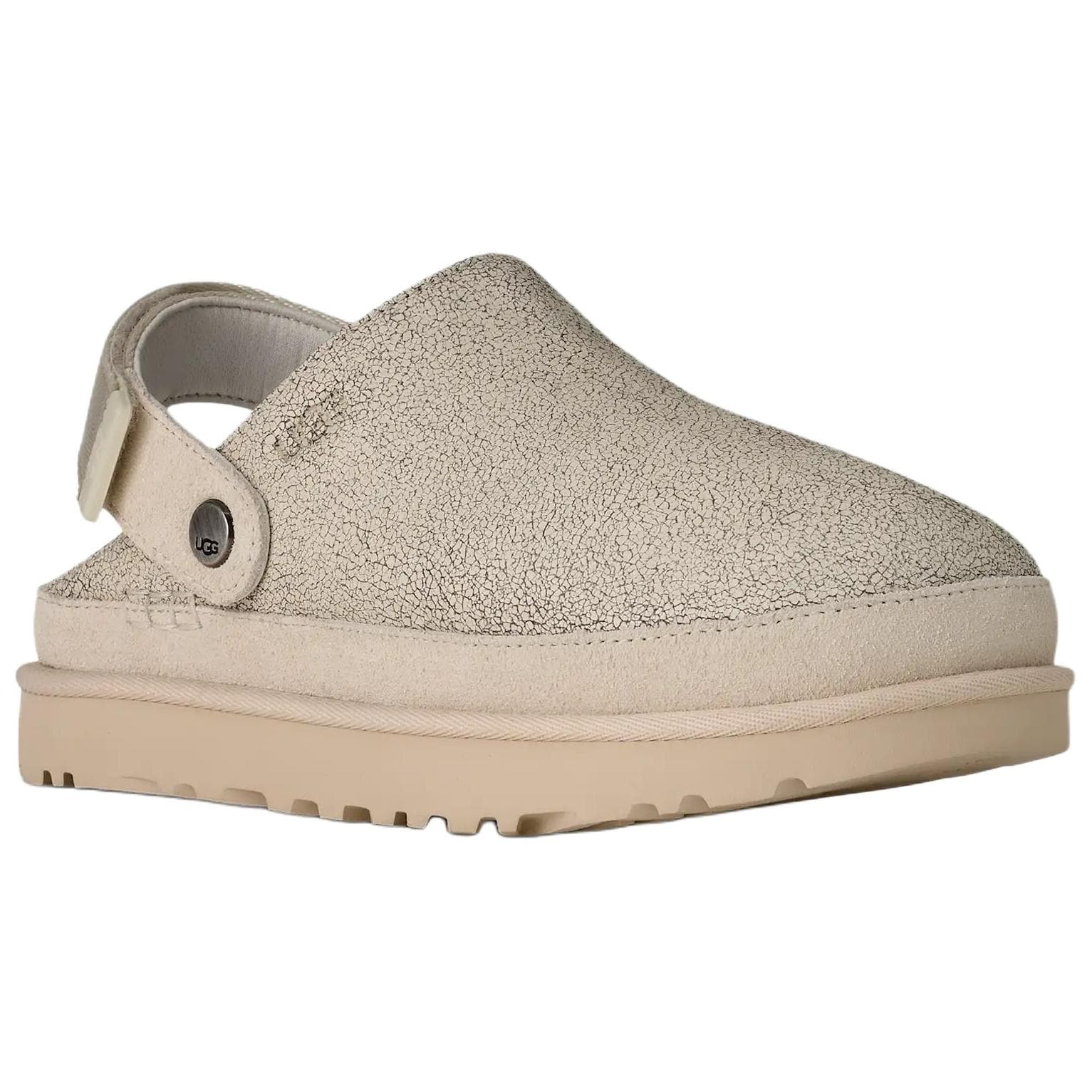 Кроссовки UGG Goldenstar Кракелюр Сапог с низким верхом из кожи повседневная обувь для женщин цвет экрю - изображение 2