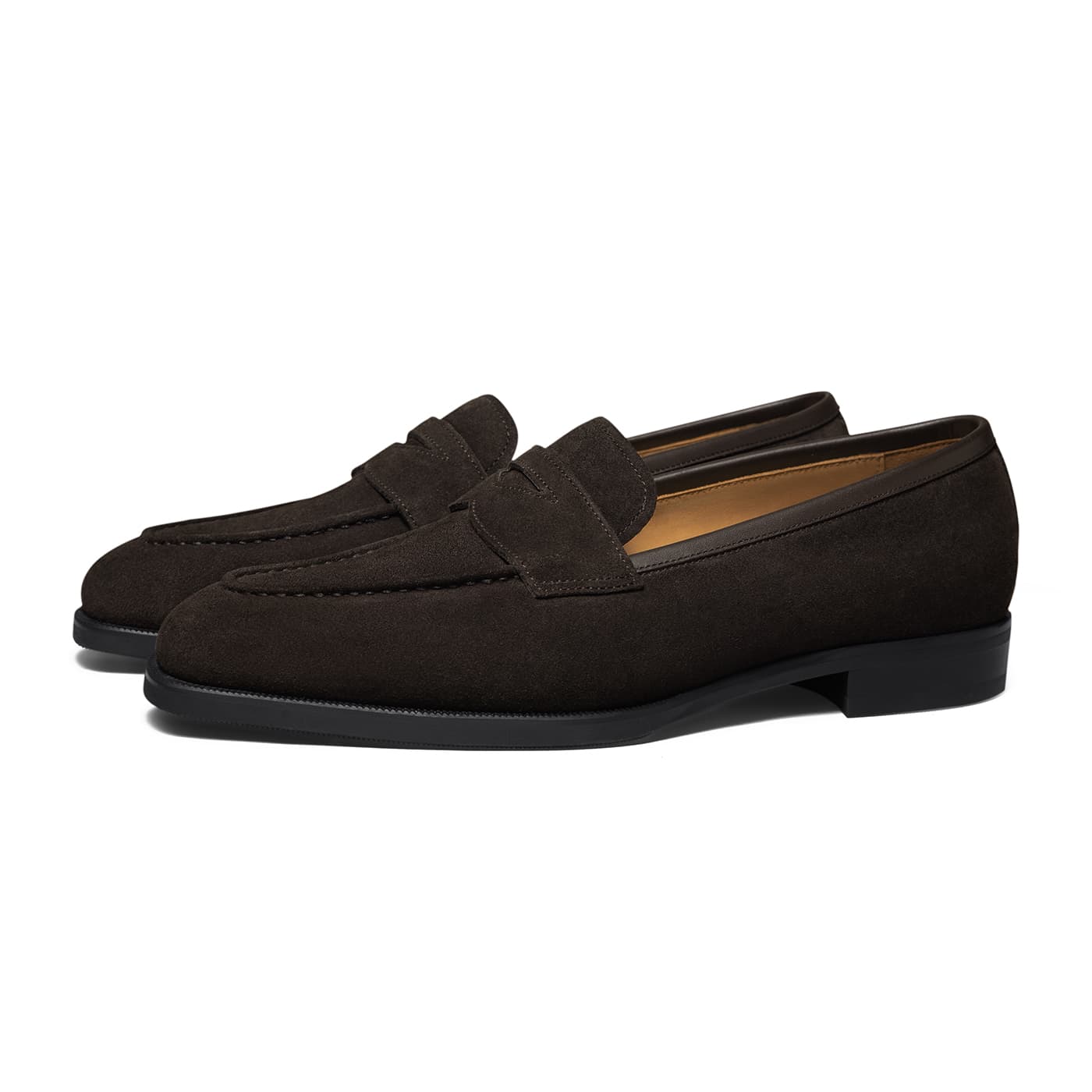 Лоферы THOM WILLS Замша Повседневные Лоферы Lazy Slip-On Мужские Кофейного Цвета - изображение 2