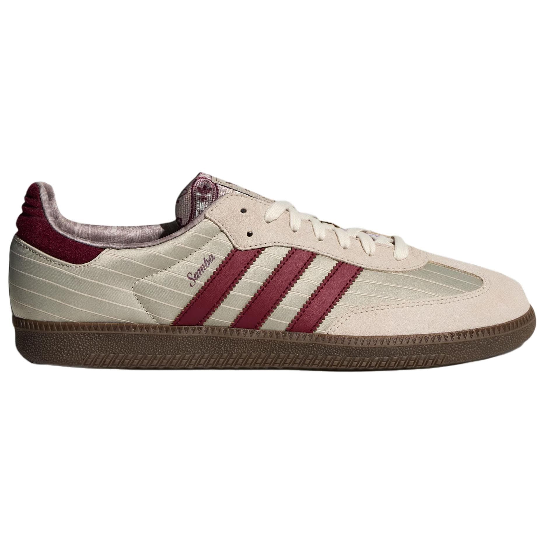 Кроссовки Adidas Originals Samba OG Кеды немецкой армии (GAT) Унисекс Бежево-красный - изображение 2