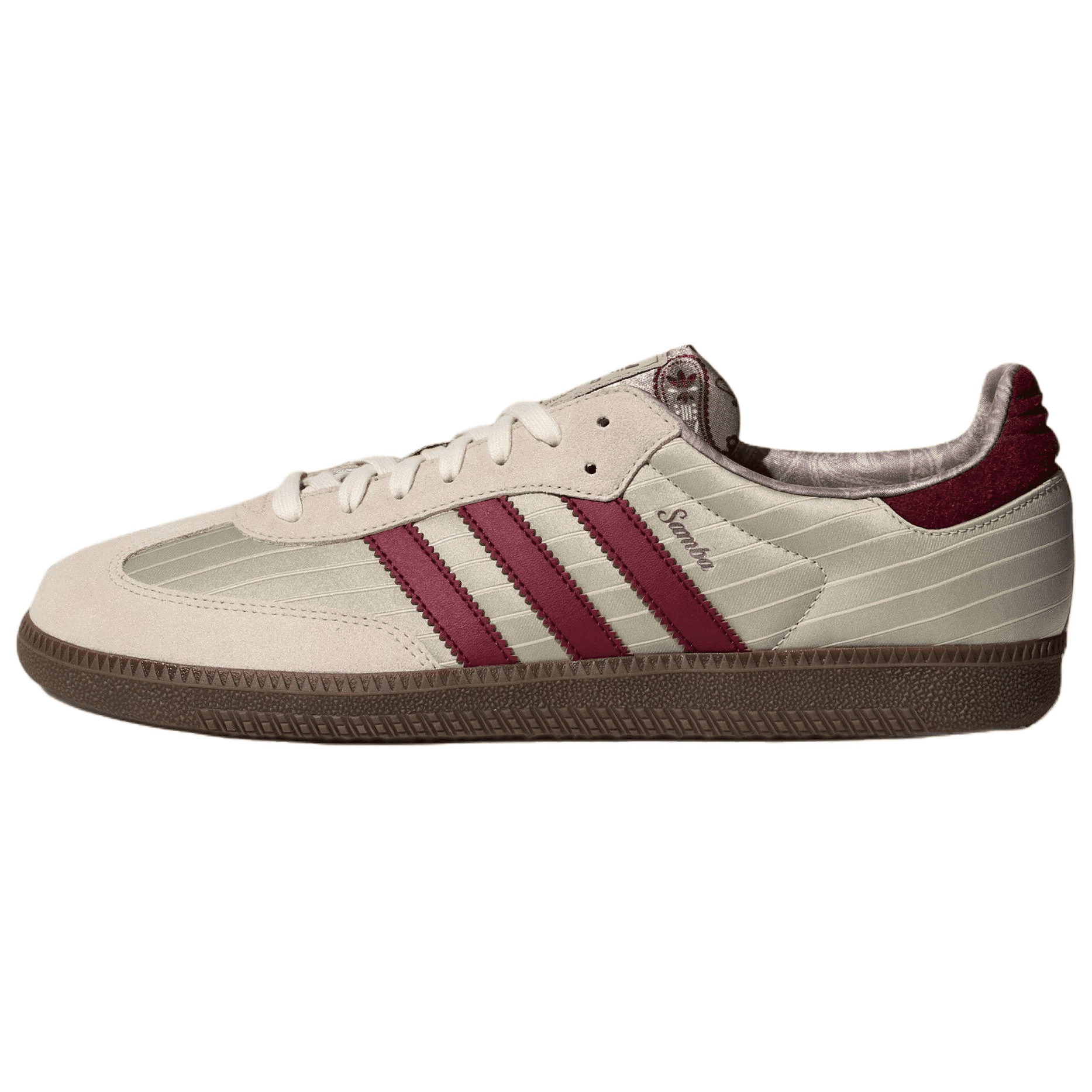 Кроссовки Adidas Originals Samba OG Кеды немецкой армии (GAT) Унисекс Бежево-красный - изображение 1