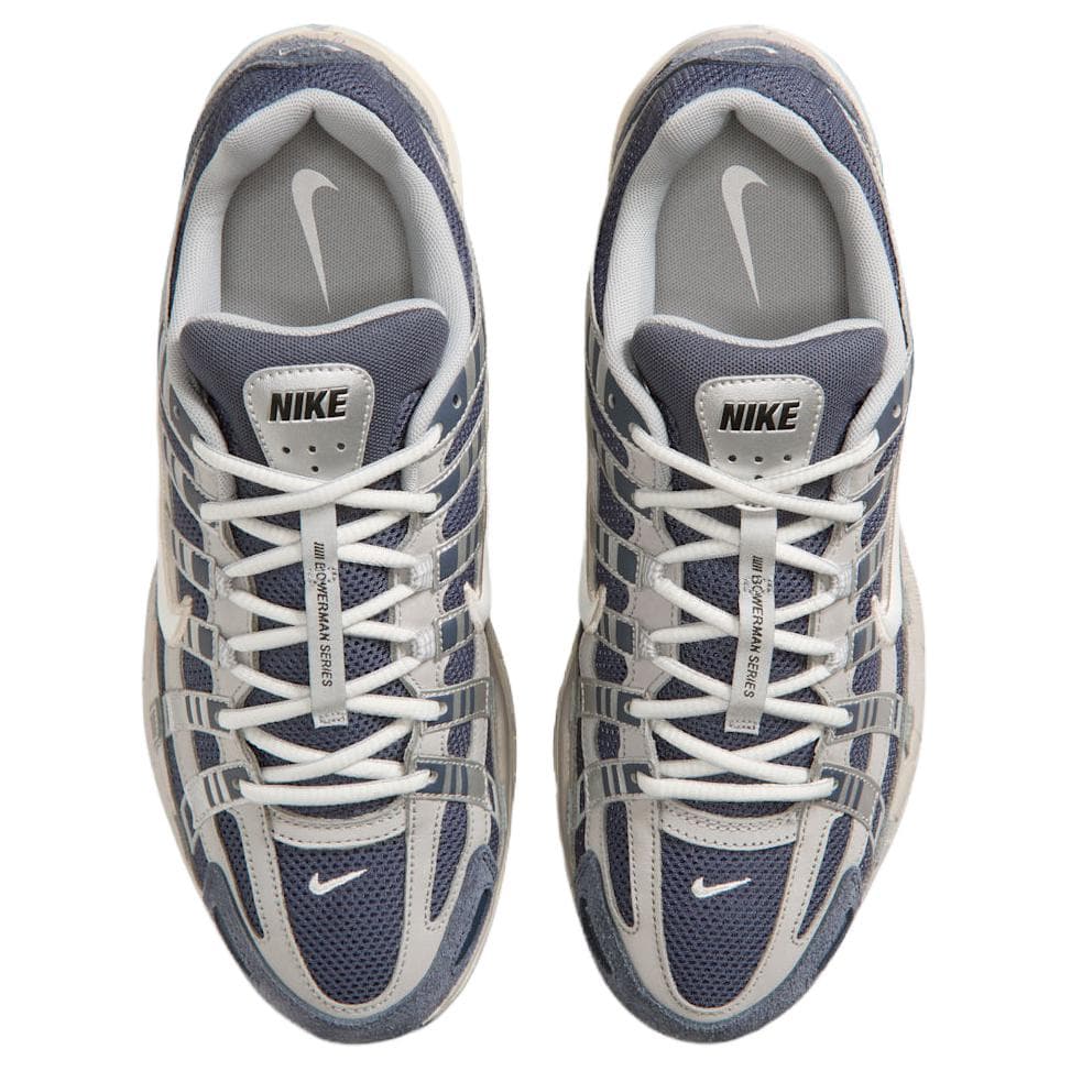 Кроссовки для бега NIKE P 6000 Дышащие Беговые Кроссовки Мужские Синие Серые Экрю - изображение 4
