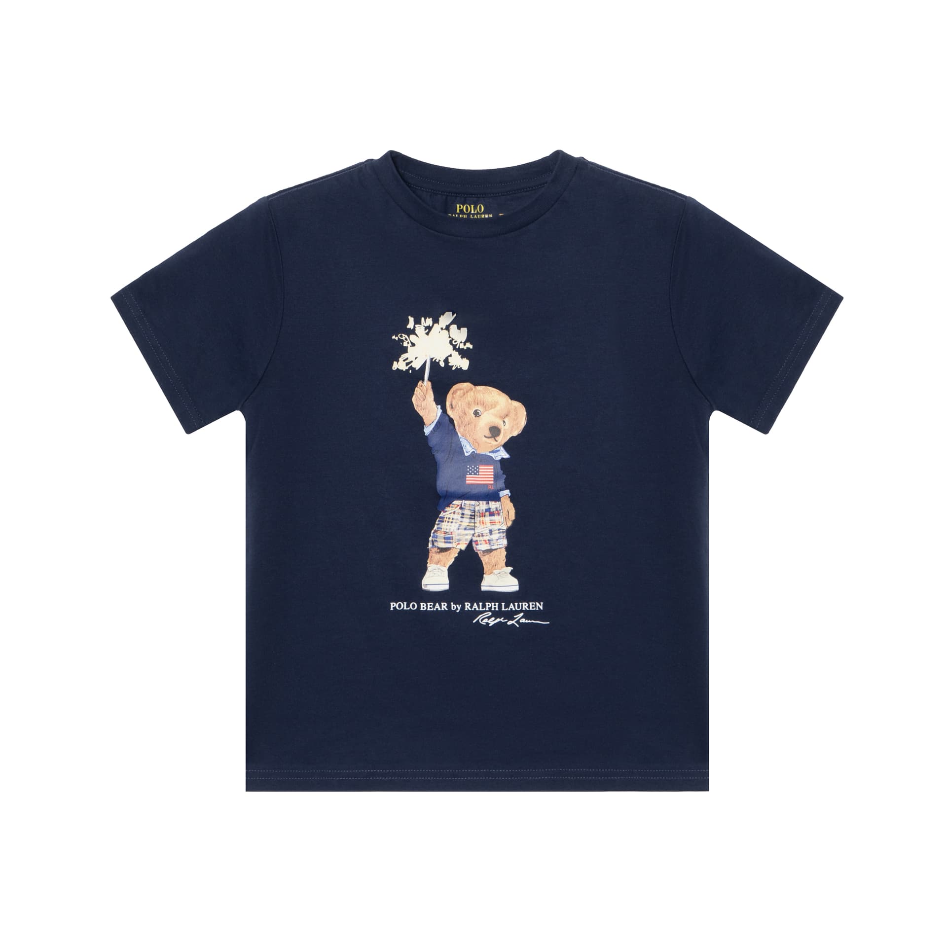 Футболка Polo Ralph Lauren T-рубашка Морской синий Детская - изображение 1
