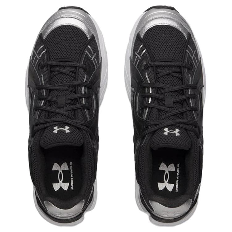 Кроссовки для бега Under Armour Sola Low Casual Беговые Кроссовки Унисекс Черный Серебряный - изображение 4