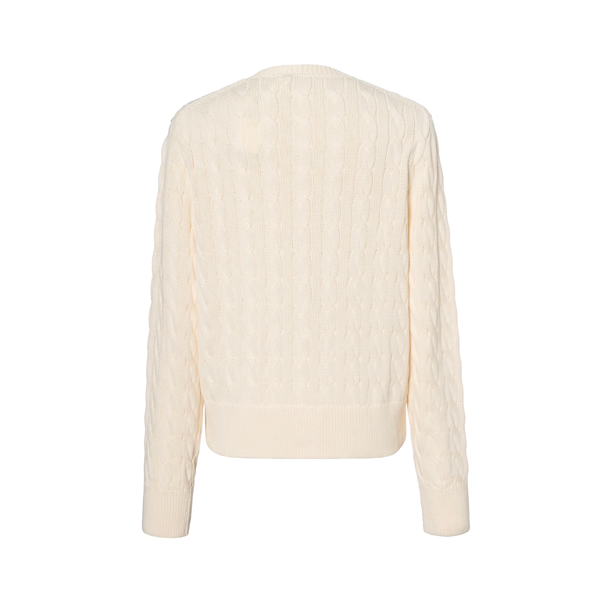 Кофта Polo Ralph Lauren Fw25 Трикотаж Стандартный Размер Женский Кремово-Белый - изображение 2