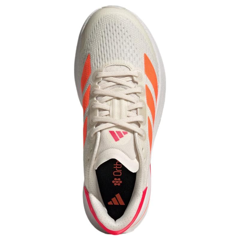 Кроссовки для бега Adidas Duramo Speed 2 PU (полиуретан) текстиль беговые кроссовки женские бежево-оранжевый - изображение 4
