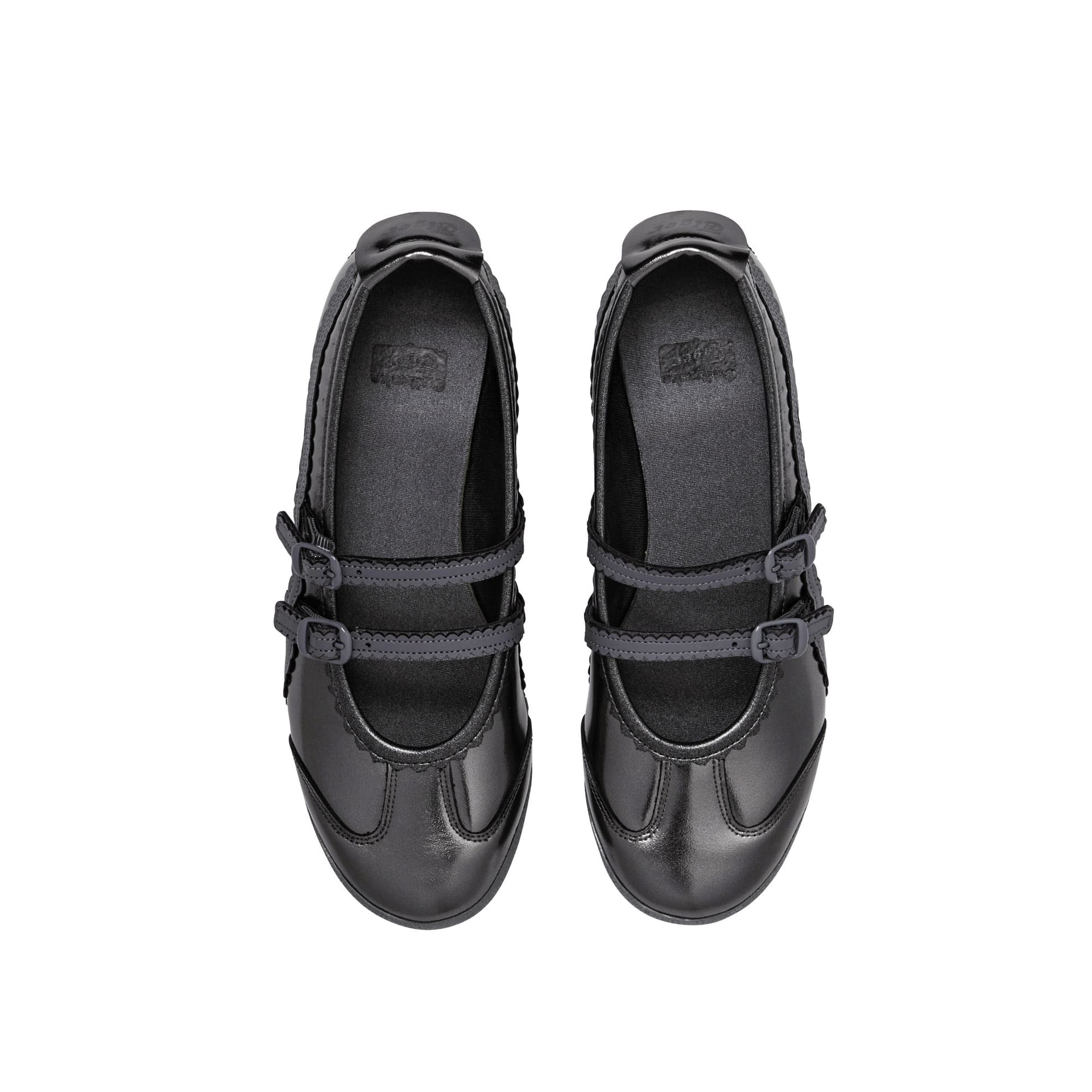 Onitsuka Tiger MEXICO 66 Тонкие и без объема Туфли Мэри Джейн Женские Серебряные Серые - изображение 5