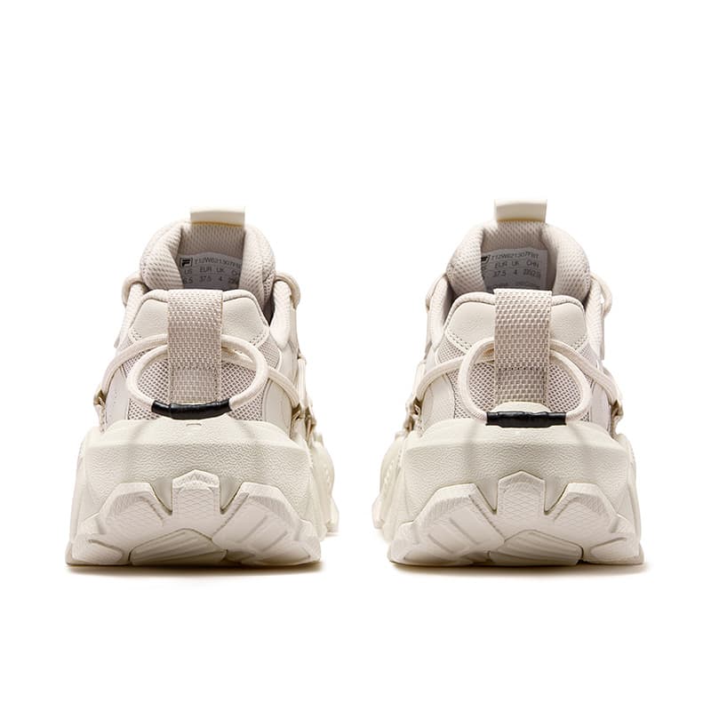 Кроссовки FILA FUSION EXOCET Mountains Shoes Толстая подошва Женские Березово-коричневый Тофу Белый - изображение 5