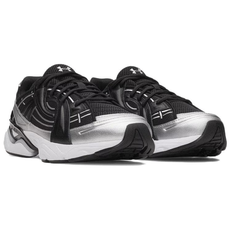 Кроссовки для бега Under Armour Sola Low Casual Беговые Кроссовки Унисекс Черный Серебряный - изображение 3