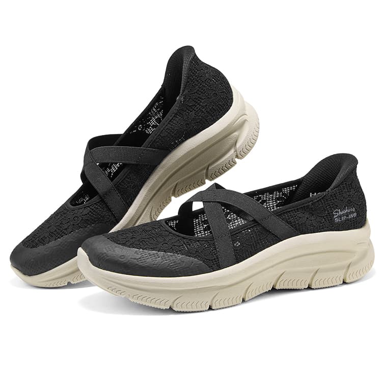 Skechers Arch Fit Туфли Мэри Джейн Женские Черные - изображение 3