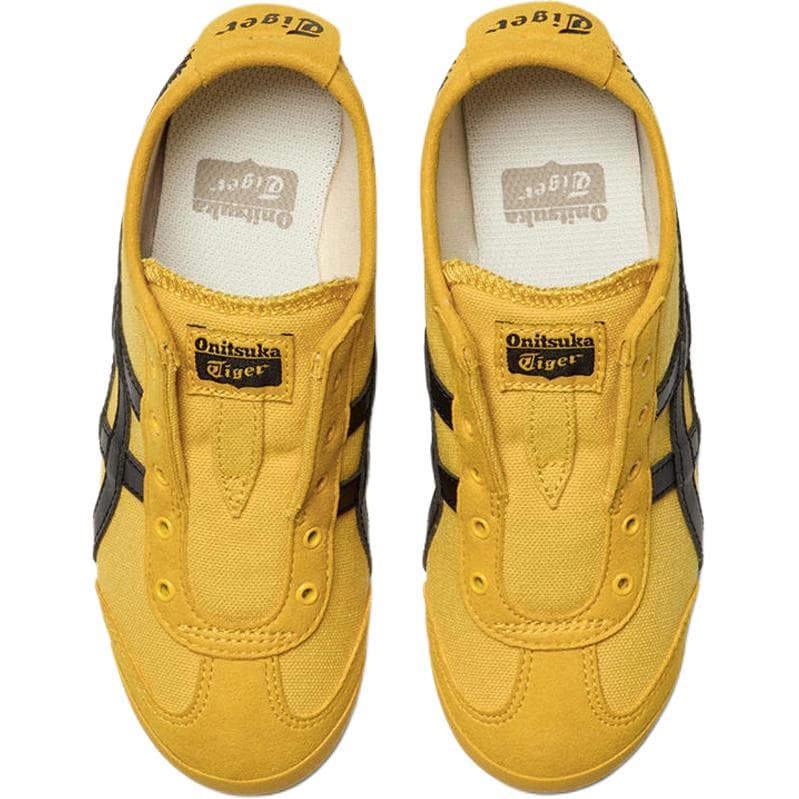 Кроссовки Onitsuka Tiger MEXICO 66 Повседневная обувь Желтый Черный Детский - изображение 4