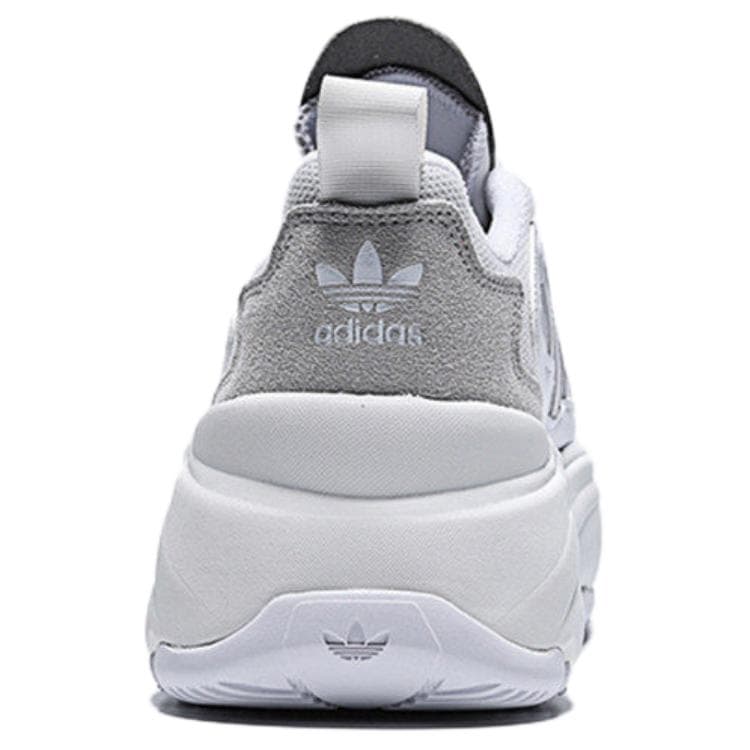 Кроссовки Adidas Originals OZGAIA Low Топ Толстая подошва Кроссовки Унисекс Серый Белый - изображение 4